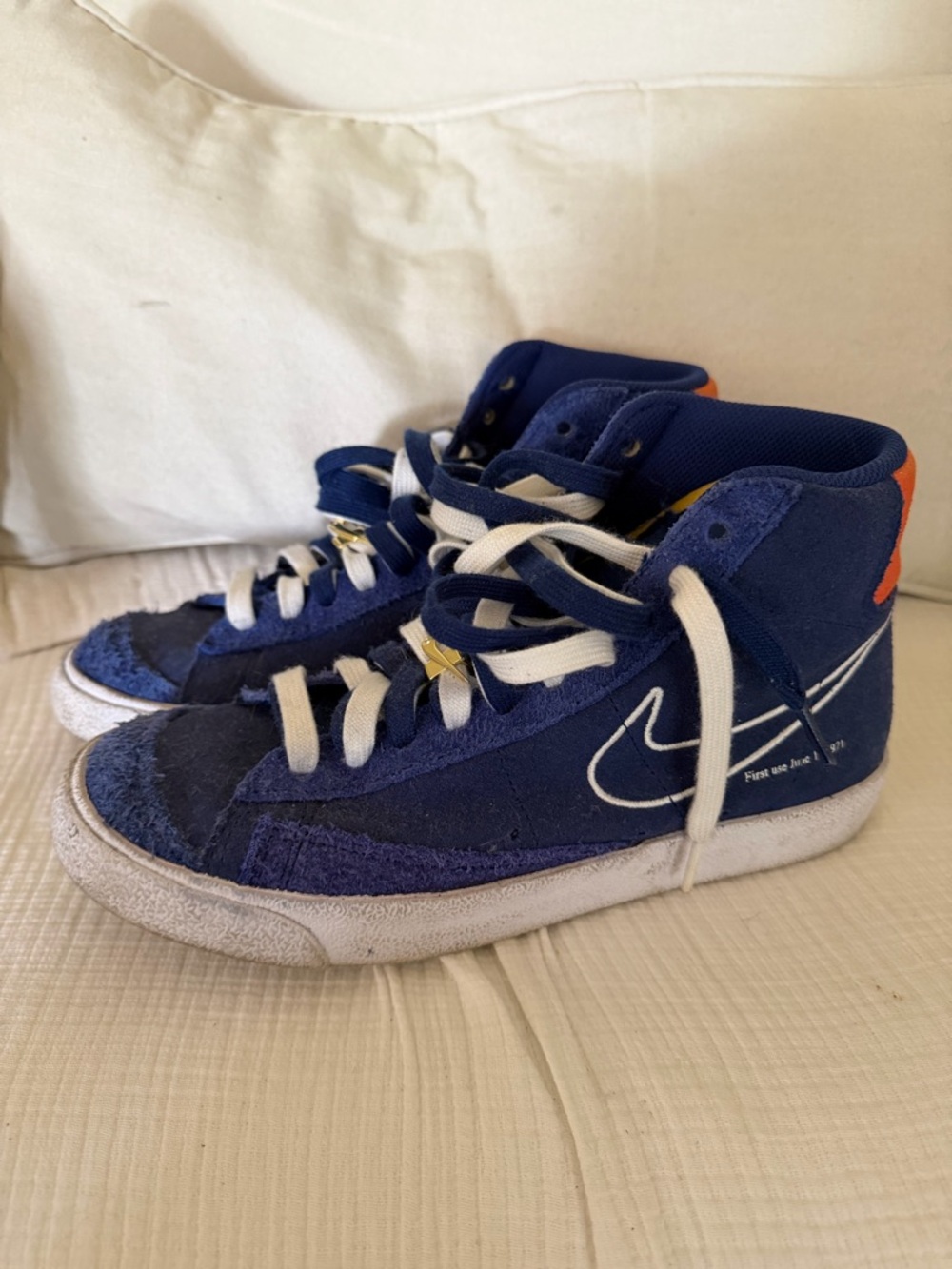 Nike Blazers Blue High-Top Sneakers Florida gators